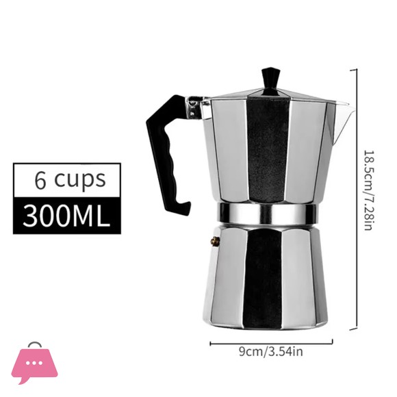 Aluminum Mocha Coffee Pot Espresso Coffee Maker Hand-brewed Octagonal Moka Pot