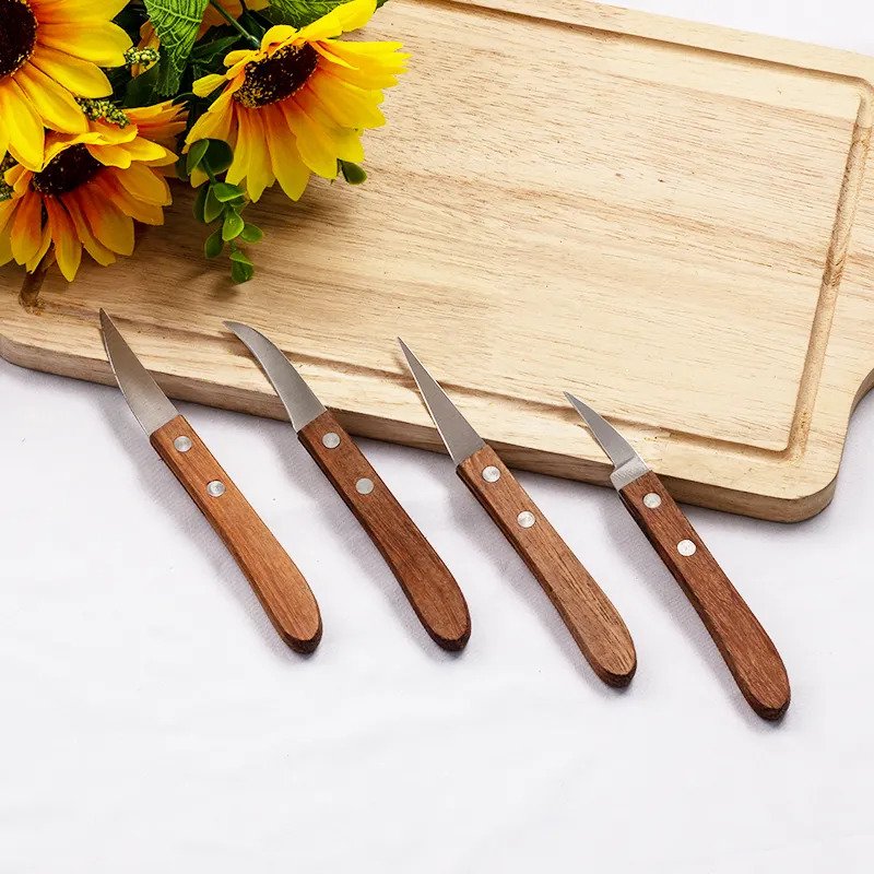 Mini Wooden Carving Cutter Set Fruit and Vegetable Caving Tools