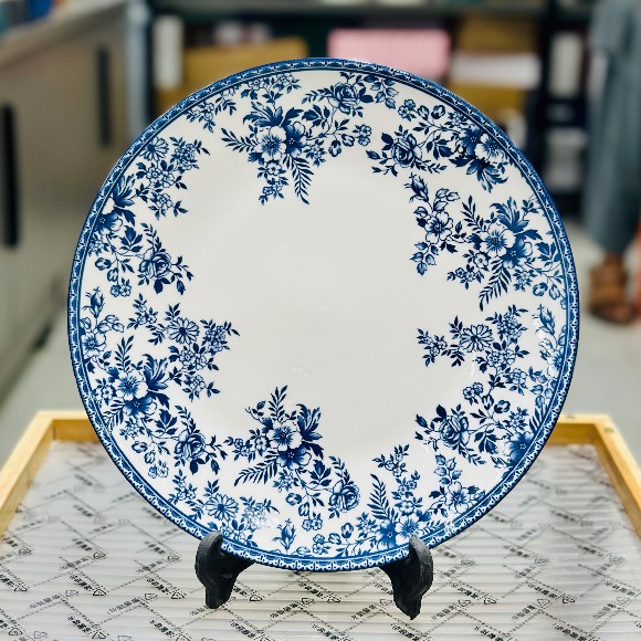 Bohemian Style Porcelain Dinner Tableware Plate 10 inches - 1Pcs