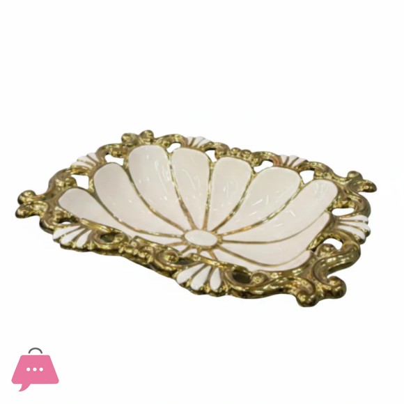 Brilliant Ceramic Rattan Bowl 10.25Inch - BR5073