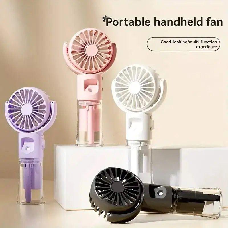 Portable Water Mist Fan Mini USB Charging 4 Gears