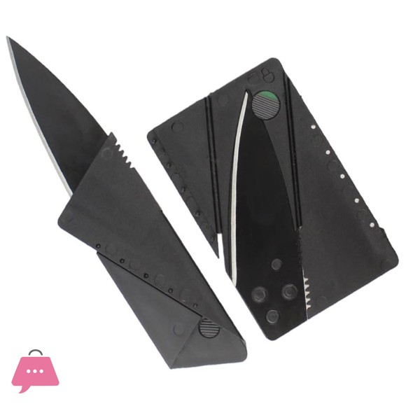 Card Knife Folding Knife Credit Card Size Thin Pocket Wallet Survival Tool