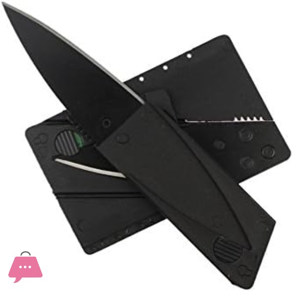 Card Knife Folding Knife Credit Card Size Thin Pocket Wallet Survival Tool