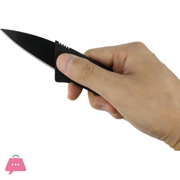 Card Knife Folding Knife Credit Card Size Thin Pocket Wallet Survival Tool