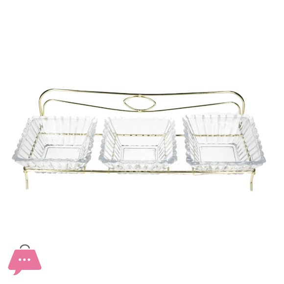 Danny Home Serving Glass Bowl Set 4Pcs 250ml