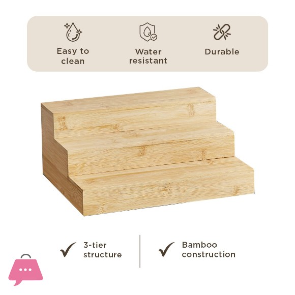 Danny Home 3-Tier Bamboo Multipurpose Rack