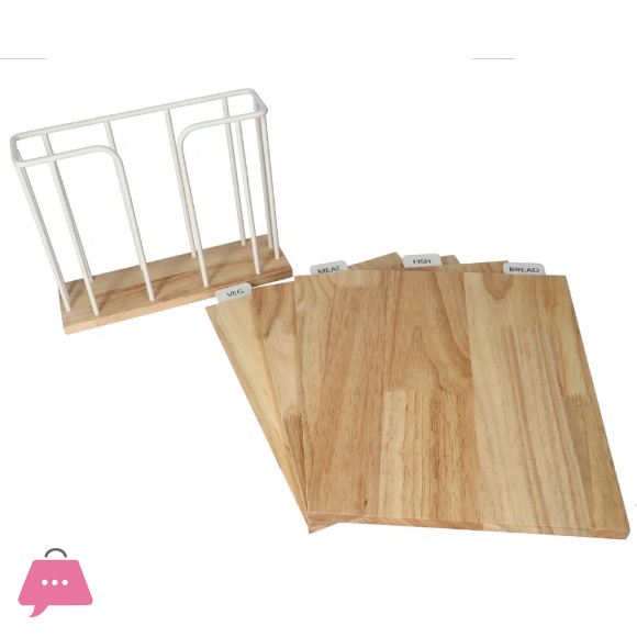 Danny Home Bamboo Cutting Boards 4Pcs