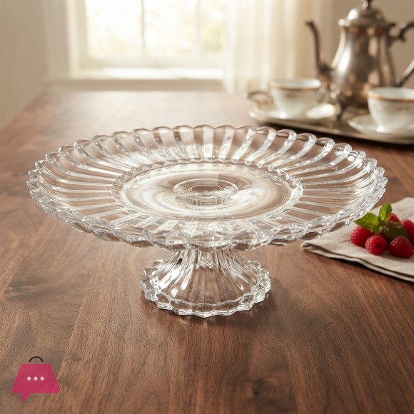 Danny Home Crystal Cake Stand 11 inches