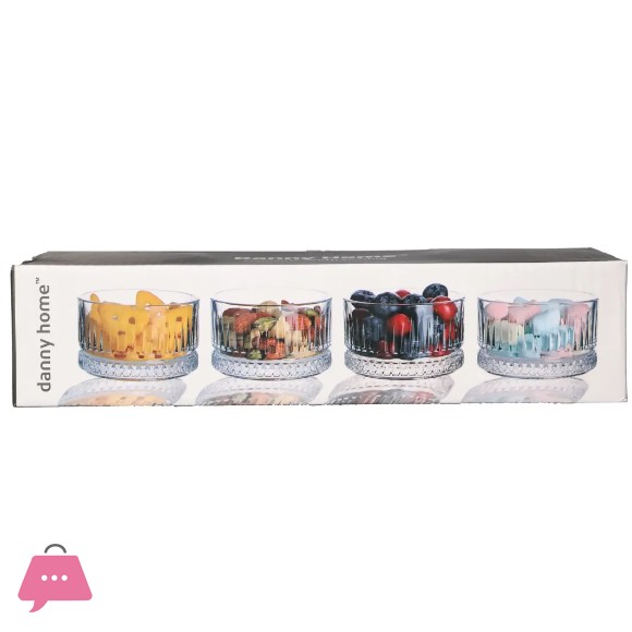 Danny Home Dessert Glass Cup Set 6 - 230ml