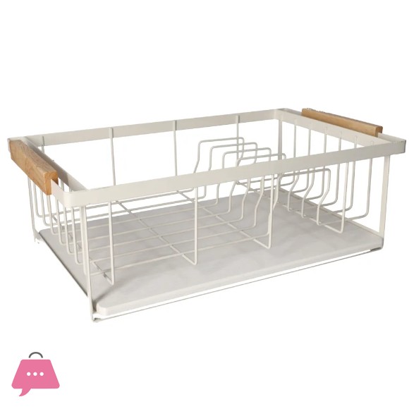 Danny Home Dish Rack with Diatomite Drip Tray 42.4cm