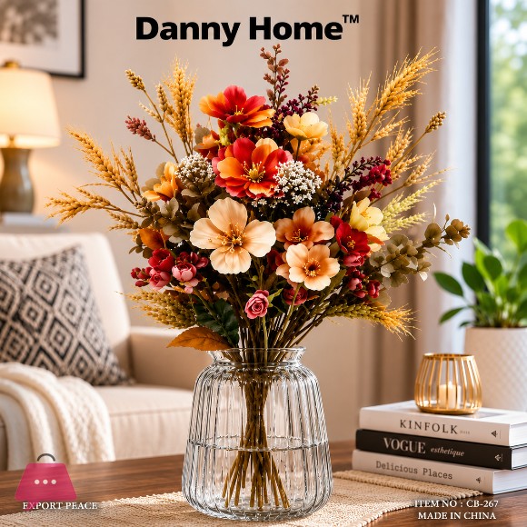 Danny Home Glass Flower Vase