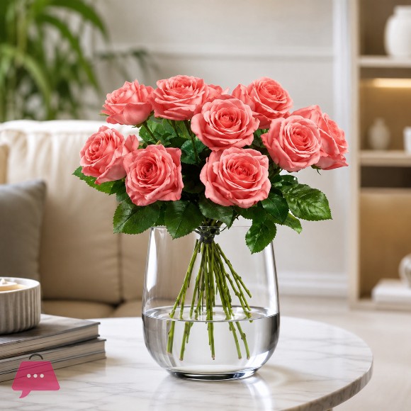 Danny Home Glass Flower Vase