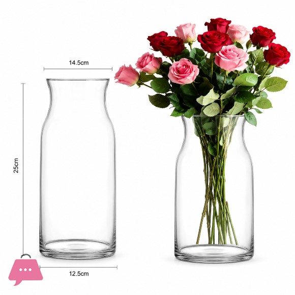 Danny Home Glass Flower Vase