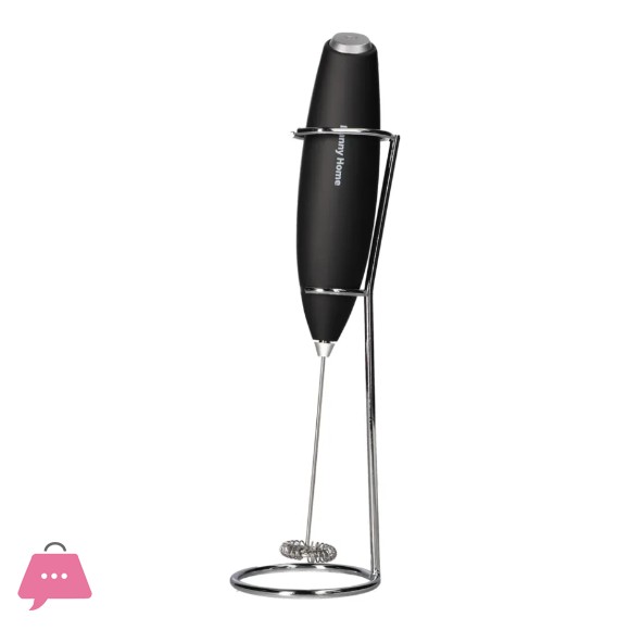 Danny Home Handheld Milk Frother with Stand
