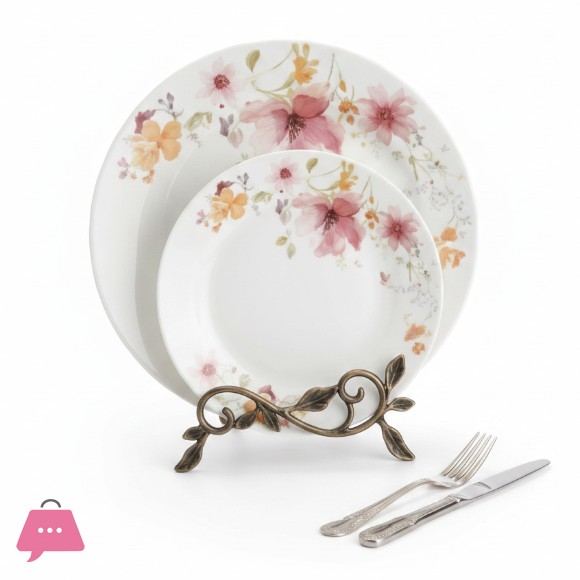Danny Home Opal Glass Dinner Set 24pcs