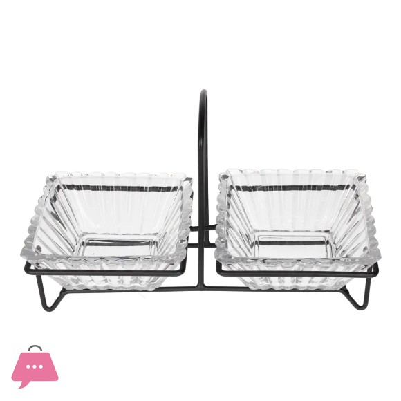 Danny Home Serving Glass Bowl Set 3pcs 250ml