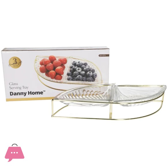 Danny Home Serving Glass Bowl Set 3Pcs
