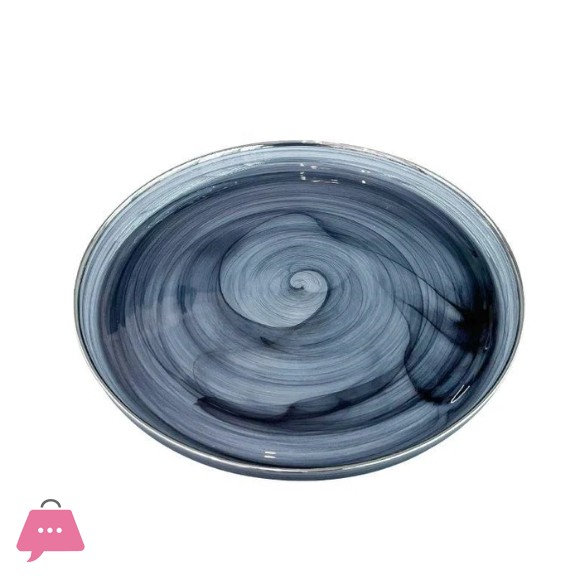 Danny Home Serving Plate Glass Colored 33 x 2.5cm