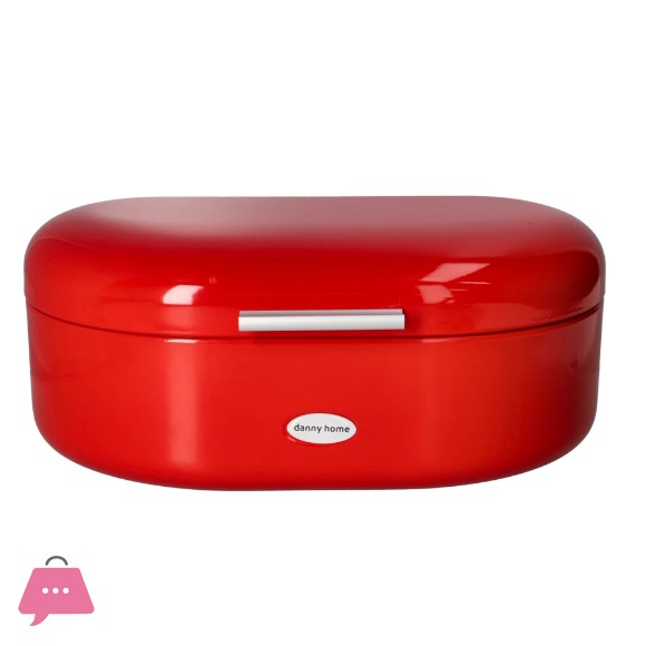 Danny Home Stainless Steel Bread Bin 33cm