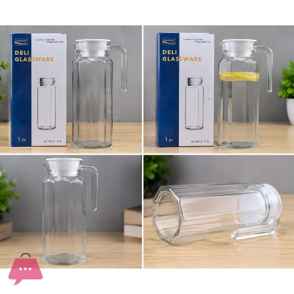 Delisoga Glass Jug 1.1 Liter | EH1003-2