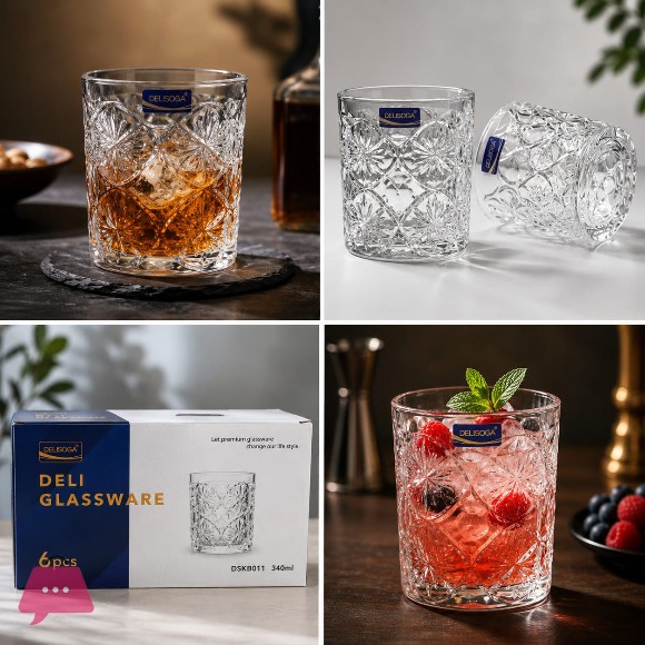 Delisoga Glass Set 6 Pcs | DSKB011