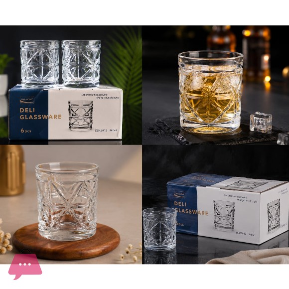 Delisoga Glass Set 6 Pcs | DSKB012