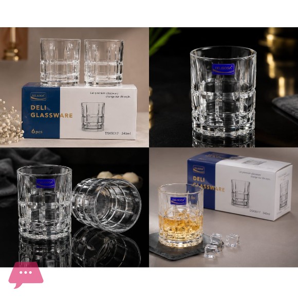 Delisoga Glass Set 6 Pcs | DSKB017