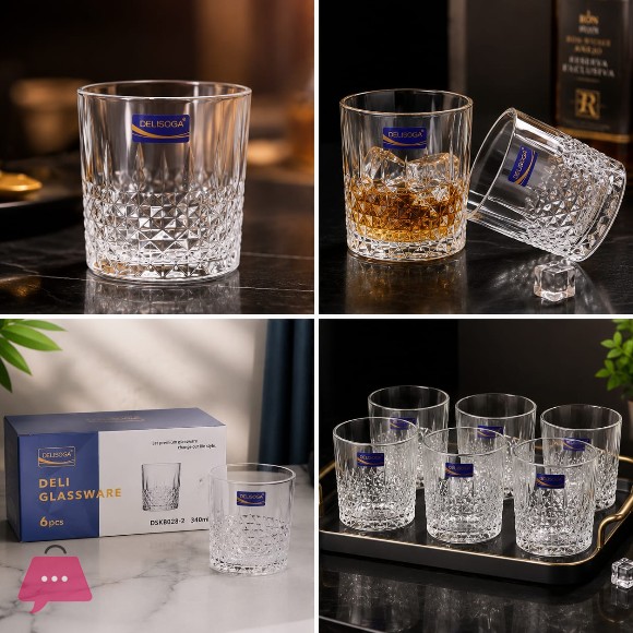 Delisoga Glass Set 6 Pcs | DSKB028-2