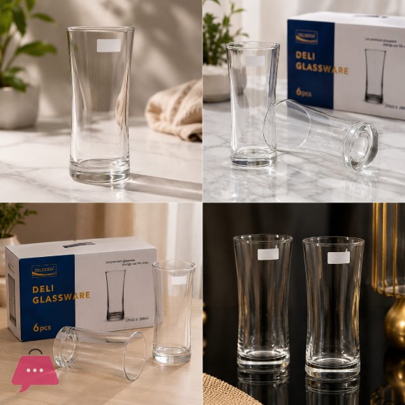 Delisoga Glass Set 6 Pcs - JS022-3