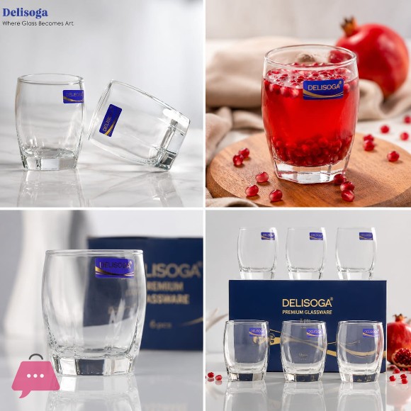 Delisoga Glass Set 6 Pcs JS3101-3