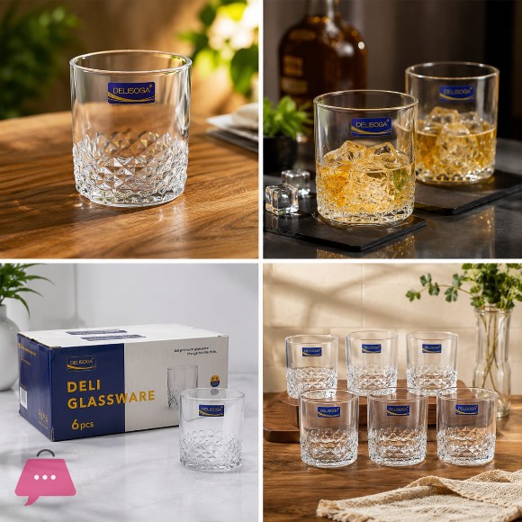 Delisoga Glass Set 6 Pcs | JS5002