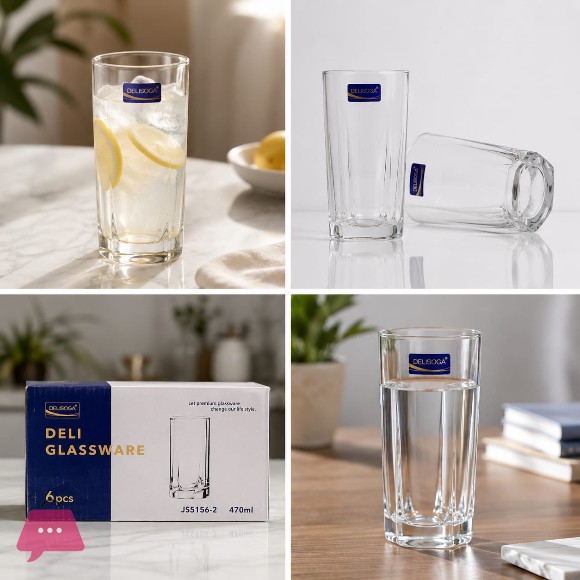 Delisoga Glass Set 6 Pcs | JS5156-2