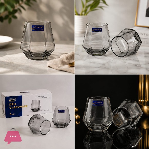 Delisoga Glass Set 6 Pcs | JS5163-2HS