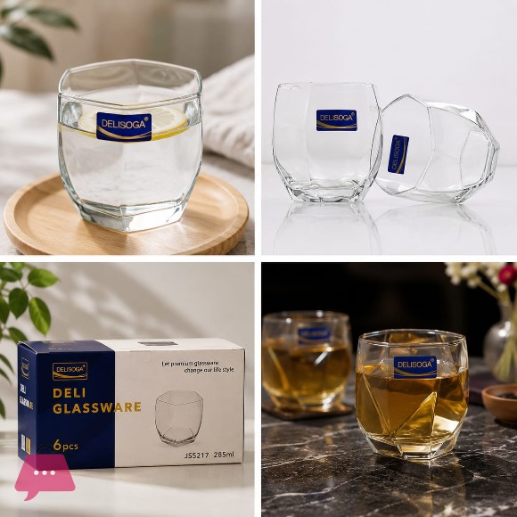 Delisoga Glass Set 6 Pcs | JS5217