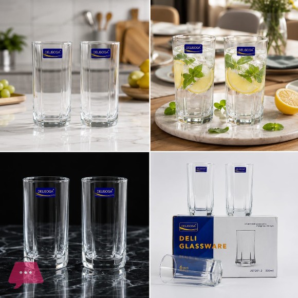 Delisoga Glass Set 6 Pcs | JS7201-2