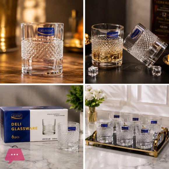 Delisoga Glass Set 6 Pcs | KB103-2B