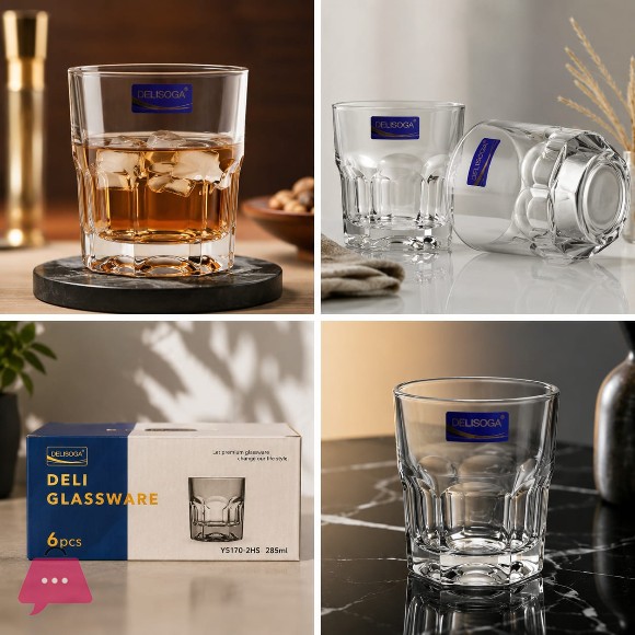 Delisoga Glass Set 6 Pcs | Y5170-2HS