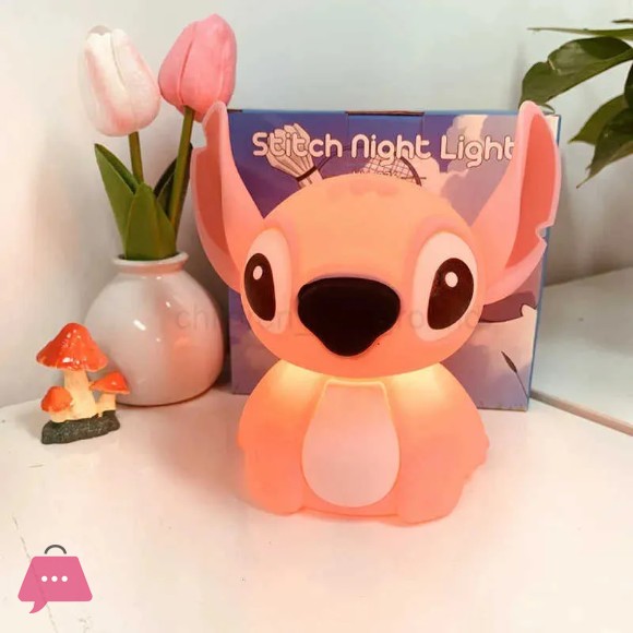 Disney Cartoon Stitch Night Light Touch Sensor USB Rechargeable