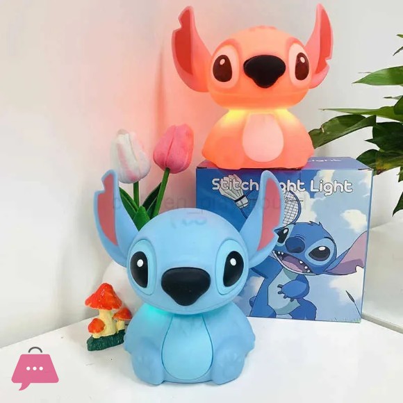 Disney Cartoon Stitch Night Light Touch Sensor USB Rechargeable