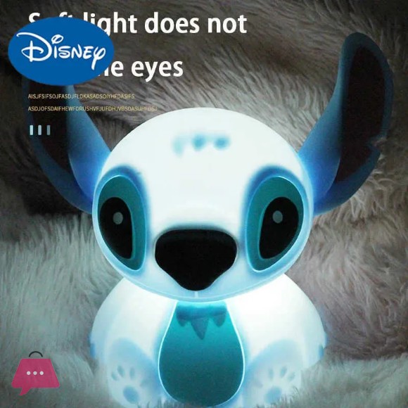 Disney Cartoon Stitch Night Light Touch Sensor USB Rechargeable