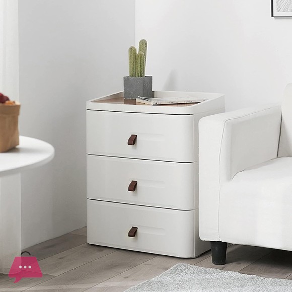 Minimalist Bedside Table Shelf Modern Storage Cabinet Bedside Drawer