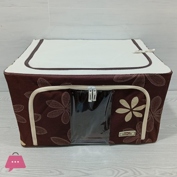 Foldable Clothes Storage Box 55- Litre Capacity
