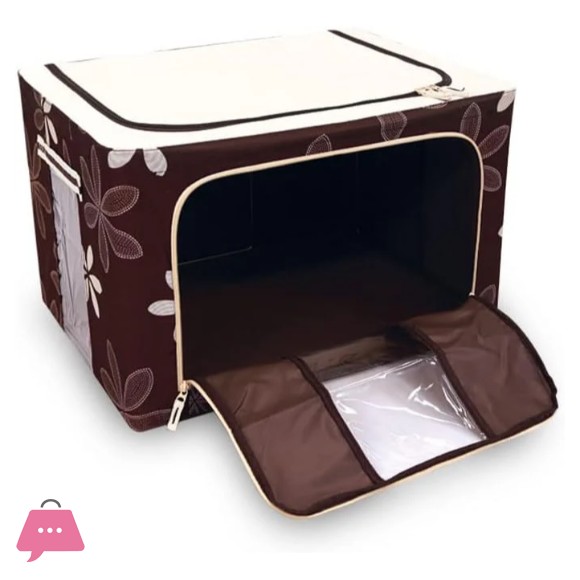 Foldable Clothes Storage Box 55- Litre Capacity