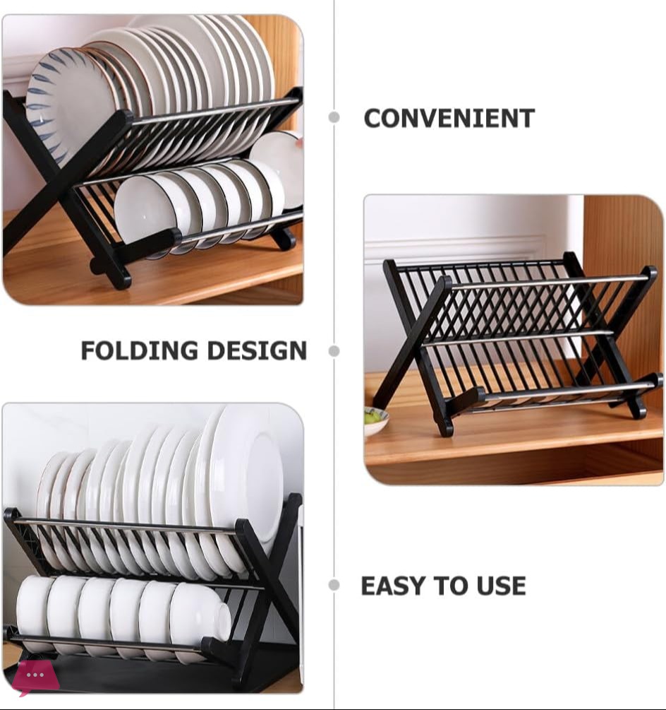 folding-dish-drainer-rack-water-tray-space-saving-kitchen-drying-organizer-for-plates-and-bowls