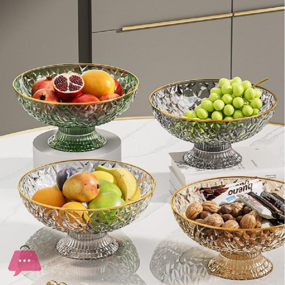 Fruit Bowl Stylish Designed Fruit Basket Food Grade Plastic Super Durable Fruit Bowls