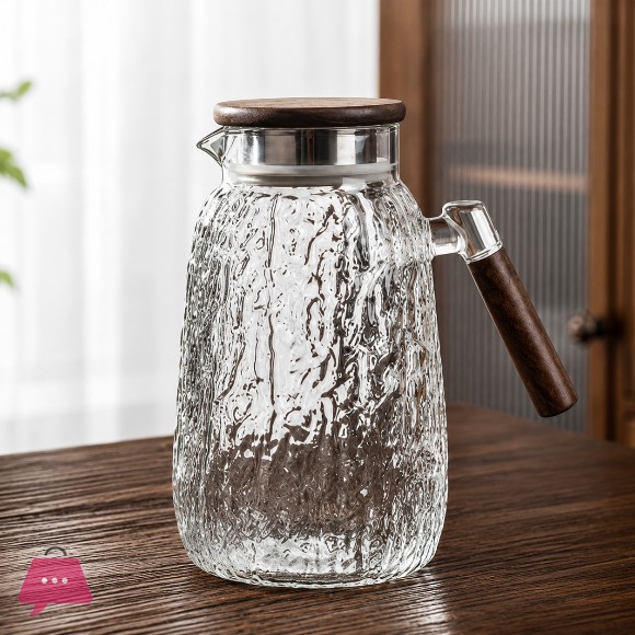 Glass Teapot Heat Resistant Cold-Resistant Authentic Pitcher 1.5 Liter
