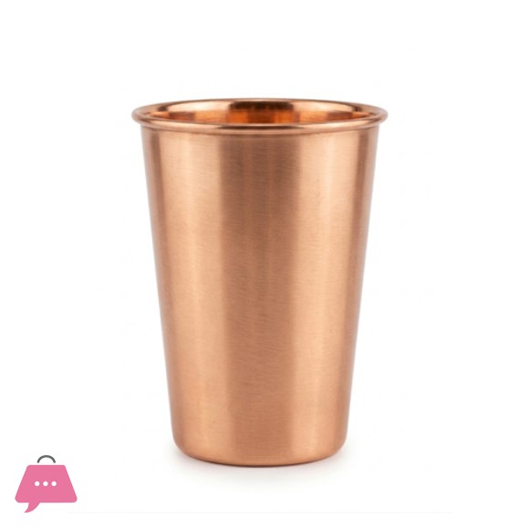 Heavy Gauge 100% Pure Copper Glass - 350ml