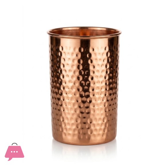Heavy Gauge 100% Pure Copper Glass - 350ml