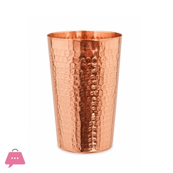 Heavy Gauge 100% Pure Copper Glass - 350ml