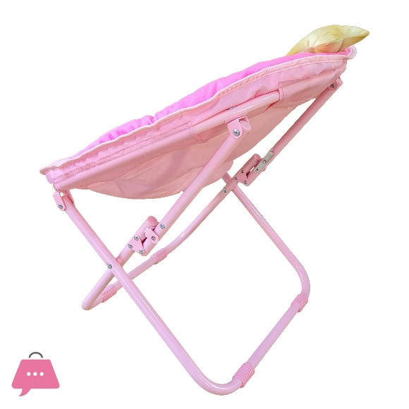 High Quality Portable Comfortable Kids Saucer Chair Foldable Moon Chair